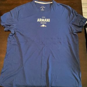 Slim XL Armani blue shirt